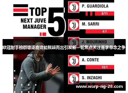 欧冠射手榜群雄逐鹿谁能脱颖而出引发新一轮焦点关注赛季悬念之争